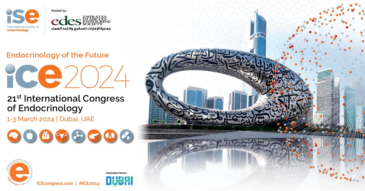 ICE 2024 International Congress Of Endocrinology In Dubai 